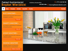Tablet Screenshot of bwierzbicki.com